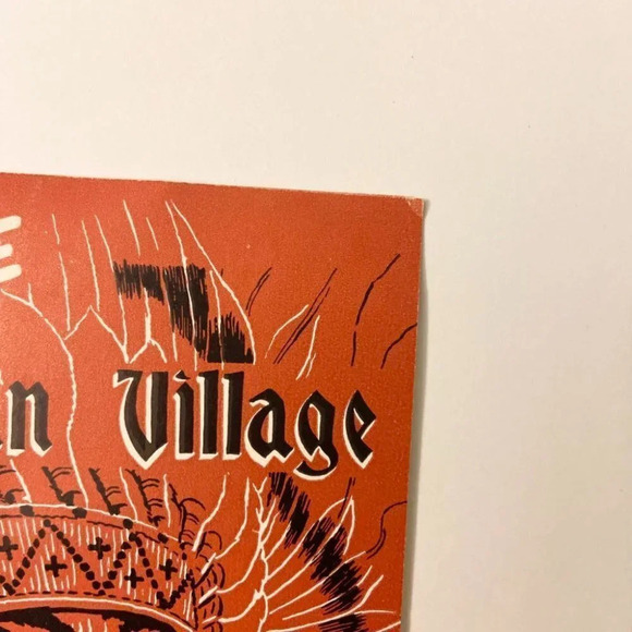 Vintage Indian Village Lake George New York Brochure Travel Guide Map - Picture 11 of 11